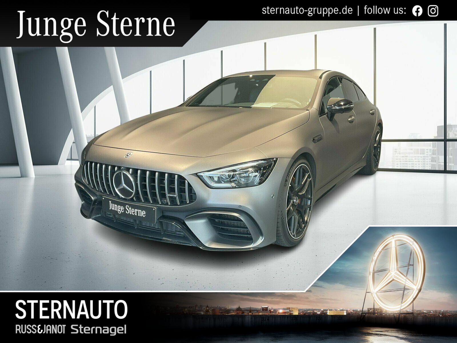 Mercedes-Benz GT 63 S 4MATIC+ 360Kma+HUD+SHD+Memory+Nightp+